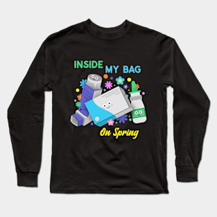 Inside My Bag on Spring Long Sleeve T-Shirt